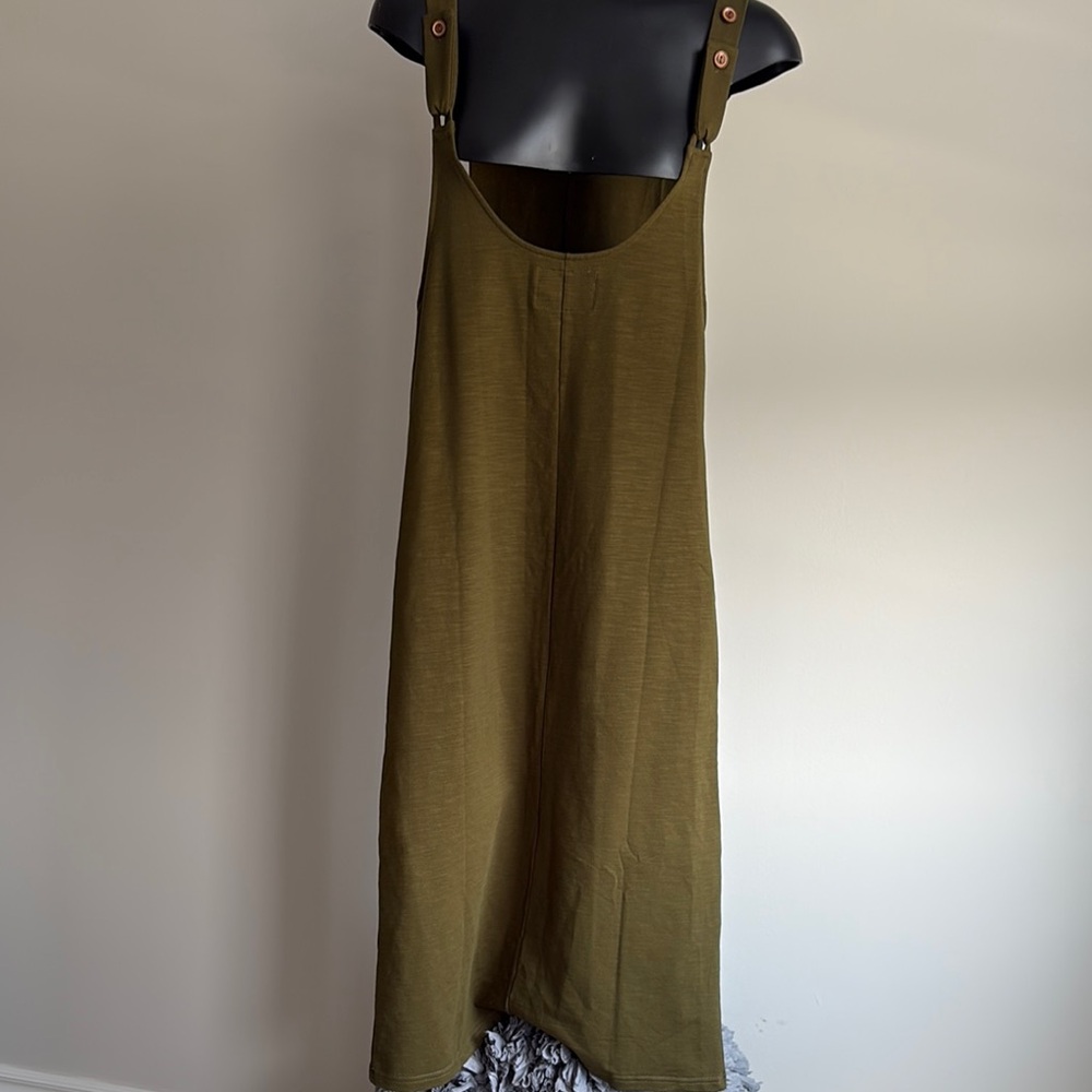 Jackson Rowe Olive Green Sleeveless Maxi Dress - Picture 2 of 5